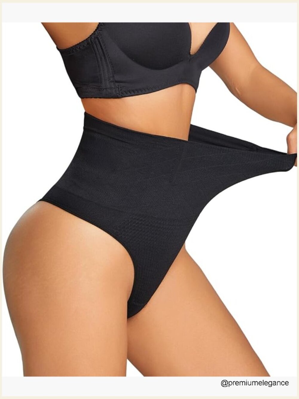 Seamless Thong Shapewear Tummy Control Panties High Waist Booty Lift